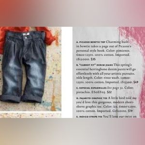 Tea Collection Girls Denim NWT